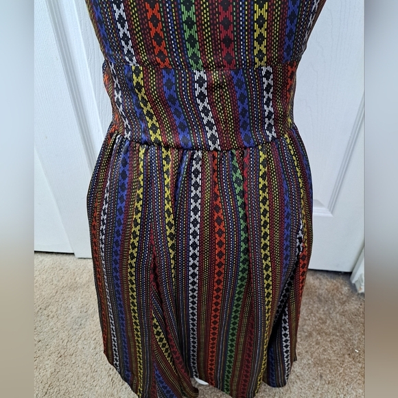 Jack Striped Dress With A Sweetheart Neckline  Size M - Picture 6 of 13